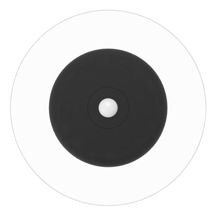 Eglo - Aplique de parede LED RGBW recarregável e regulável com sensor de movimento e crepuscular LED/5V 2000 mAh preto + controlo remoto