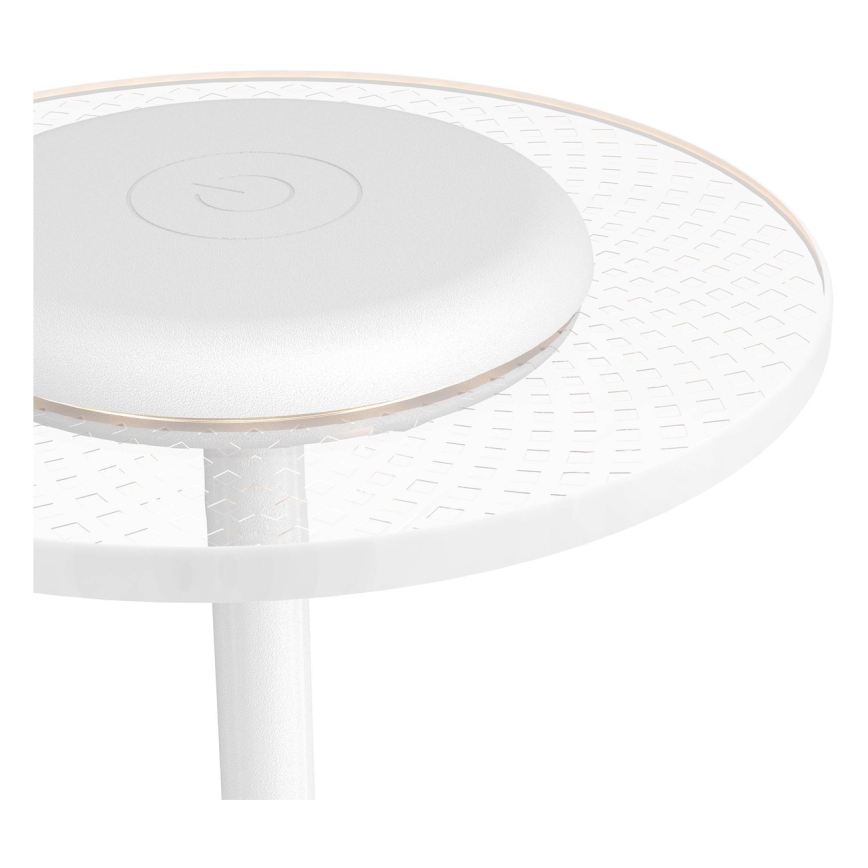 Eglo - Lâmpada de mesa tátil recarregável LED RGBW regulável LED/5V 2000 mAh branca