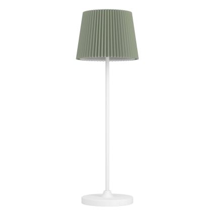 Eglo - Candeeiro de mesa LED recarregável com controlo tátil e intensidade regulável LED/3,8W/5V 2400/3000/4000K 2000 mAh branco/verde