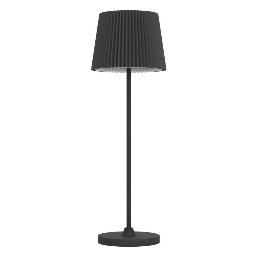 Eglo - Lâmpada de mesa LED tátil recarregável e dimerizável LED/3,8W/5V 2400/3000/4000K 2000 mAh preta