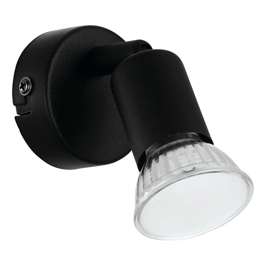 Eglo 780457 - Foco de parede LED ESCALERA 1xGU10/2,8W/230V 3000K preto