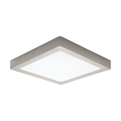 Eglo 78218 - Luminária de teto LED FUEVA LED/22W/230V 30x30 cm cromo fosco
