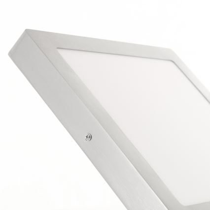 Eglo 78218 - Luminária de teto LED FUEVA LED/22W/230V 30x30 cm cromo fosco