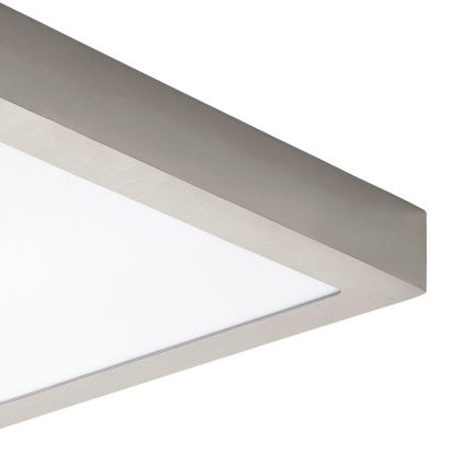 Eglo 78218 - Luminária de teto LED FUEVA LED/22W/230V 30x30 cm cromo fosco