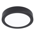 Eglo 78675 - Luminária de teto LED FUEVA LED/11W/230V diâmetro 16 cm preta