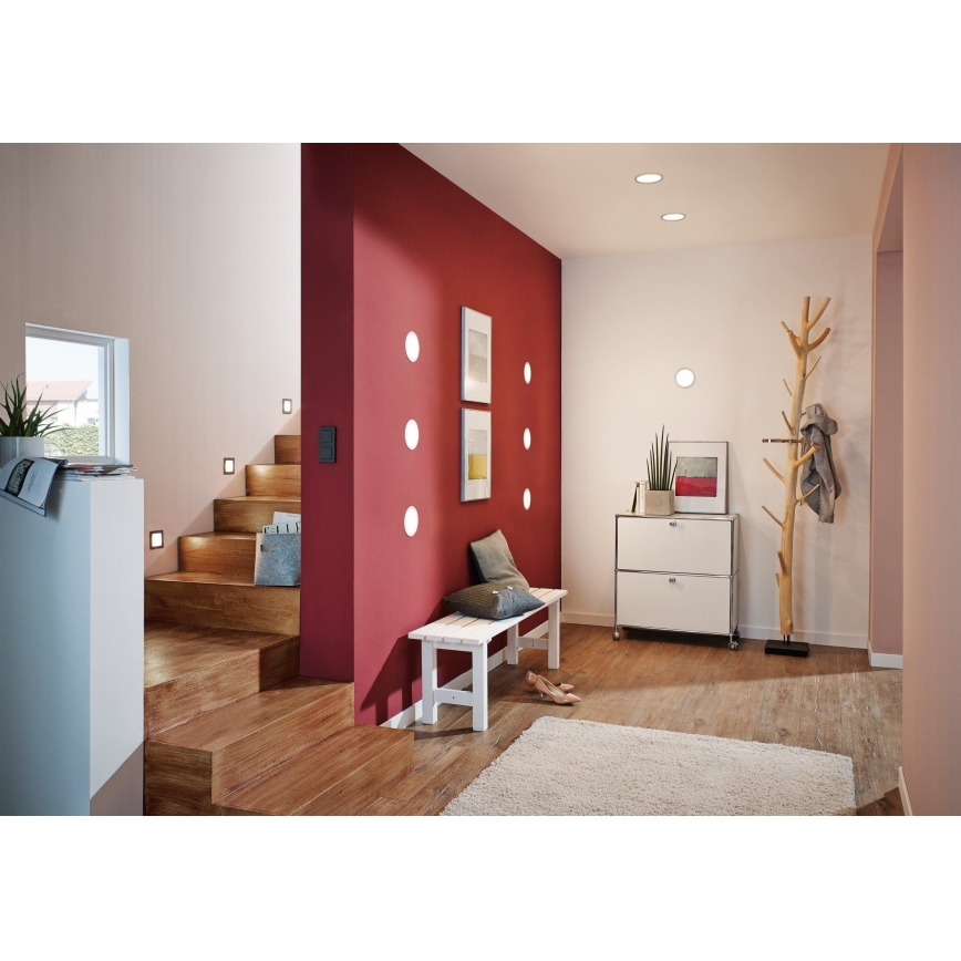 Eglo 78773 - Luminária embutida LED dimerizável FUEVA LED/10,9W/230V 3000K branca Ø 17 cm