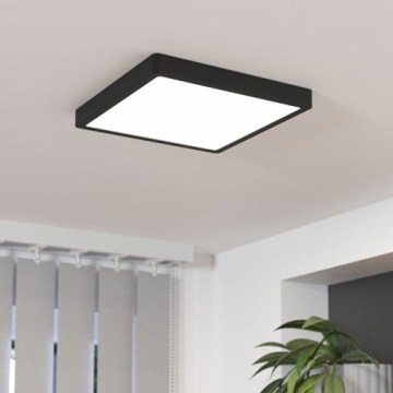 Eglo 78815 - LED luminária de teto FUEVA LED/20,5W/230V 28,5x28,5 cm preta