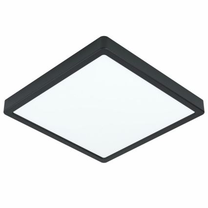 Eglo 78815 - LED luminária de teto FUEVA LED/20,5W/230V 28,5x28,5 cm preta