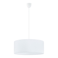 Eglo 79065 - Lustre suspenso com cabo SITIA 3xE27/60W/230V branco