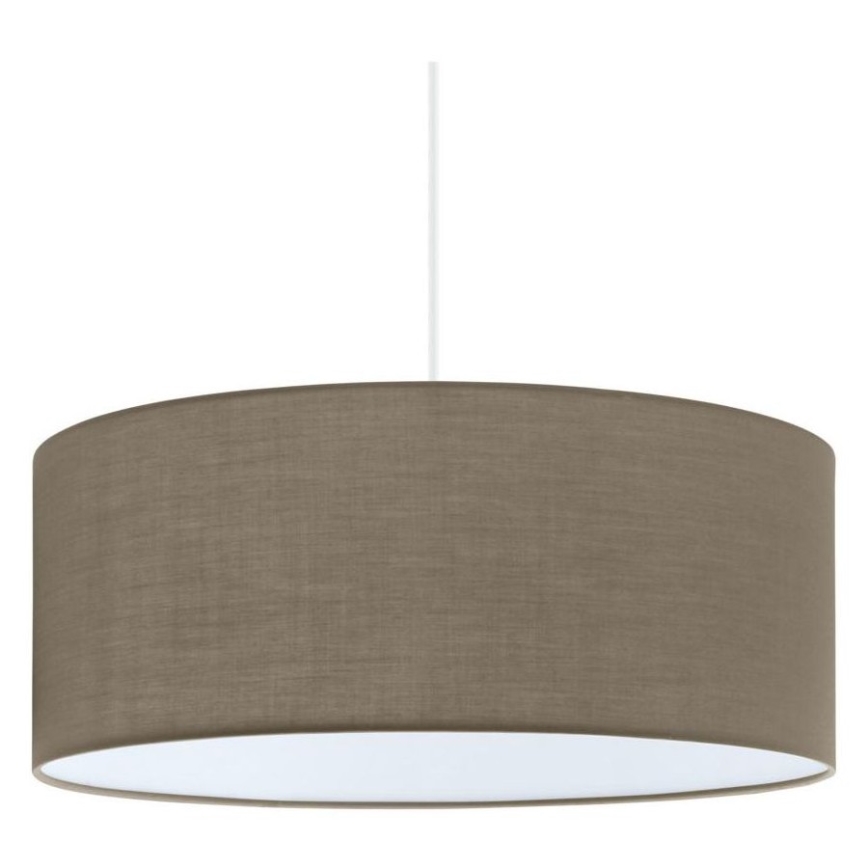 Eglo 79068 - Lustre suspenso com cabo SITIA 3xE27/60W/230V castanho