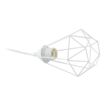 Eglo 79085 - Candeeiro de mesa para tomada BYRON 1xE27/60W/230V branco