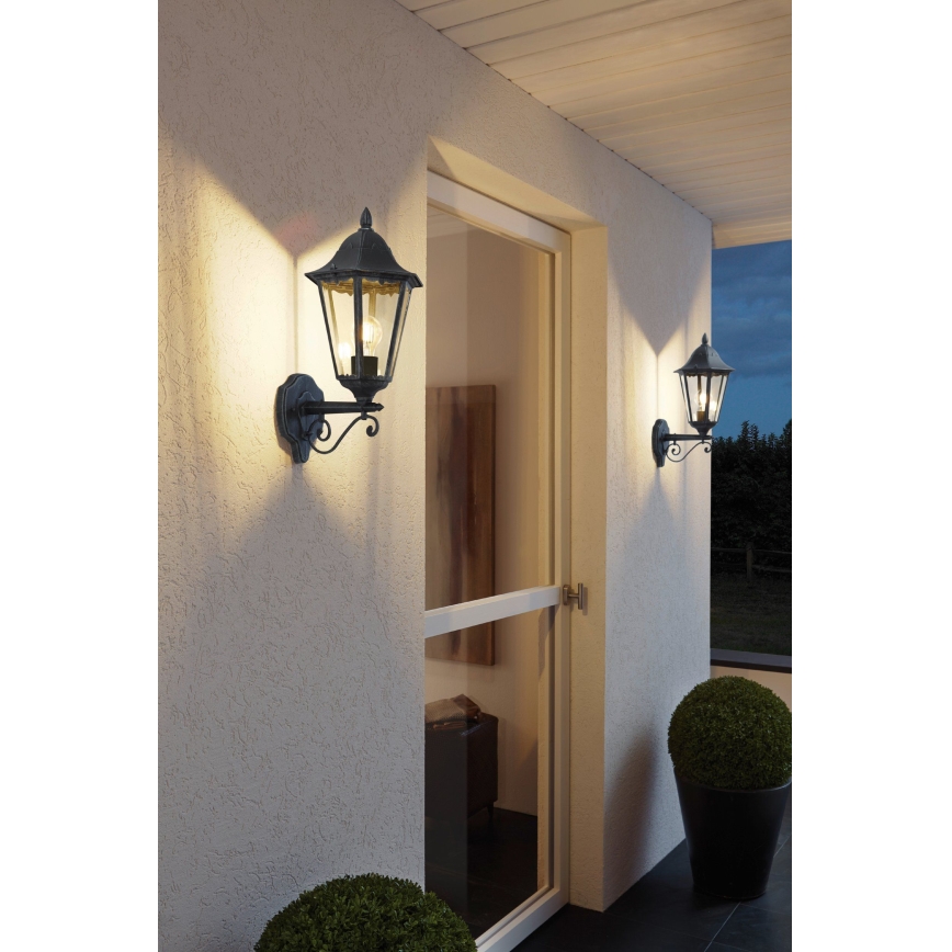 Eglo 79267 - Iluminação de parede exterior NAVEDO 1xE27/60W/230V IP44