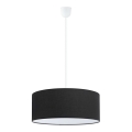 Eglo 79304 - Lustre suspenso por cabo CLINTON 3xE27/60W/230V preto