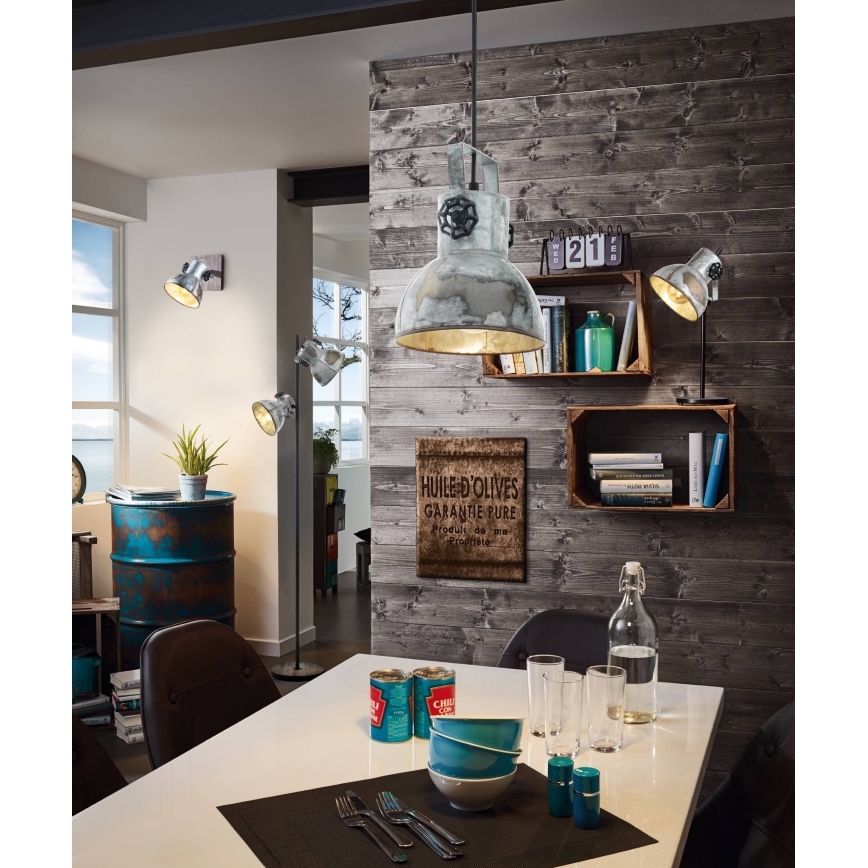 Eglo 79365 - Candeeiro de mesa BARNSTAPLE 1xE27/40W/230V