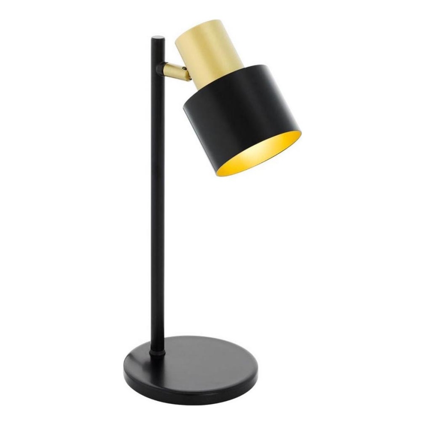 Eglo 79375 - Candeeiro de mesa FIUMARA 1xE27/60W/230V preto/dourado