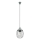 Eglo 79435 - Lustre suspenso BAMPTON com cabo 1xE27/60W/230V cinzento/preto