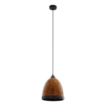 Eglo 79441 - Lustre suspenso por cabo REDHILL 1xE27/60W/230V castanho
