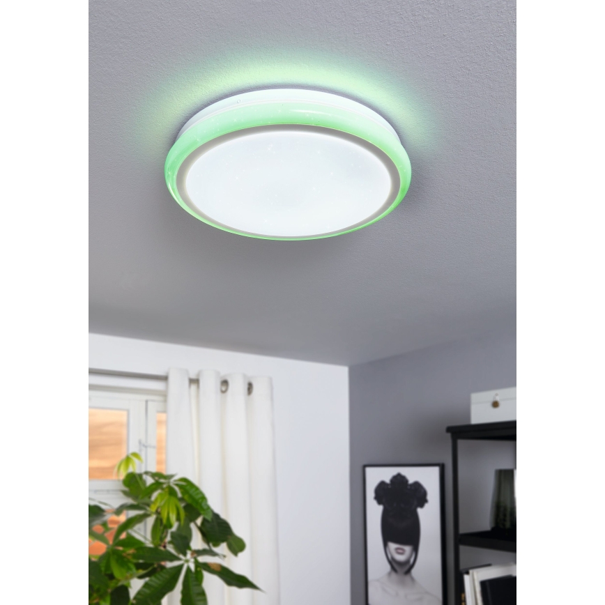 Eglo 79512 - LED RGB dimerizável candeeiro de tecto LIPARI LED/24W/230V + controlo remoto