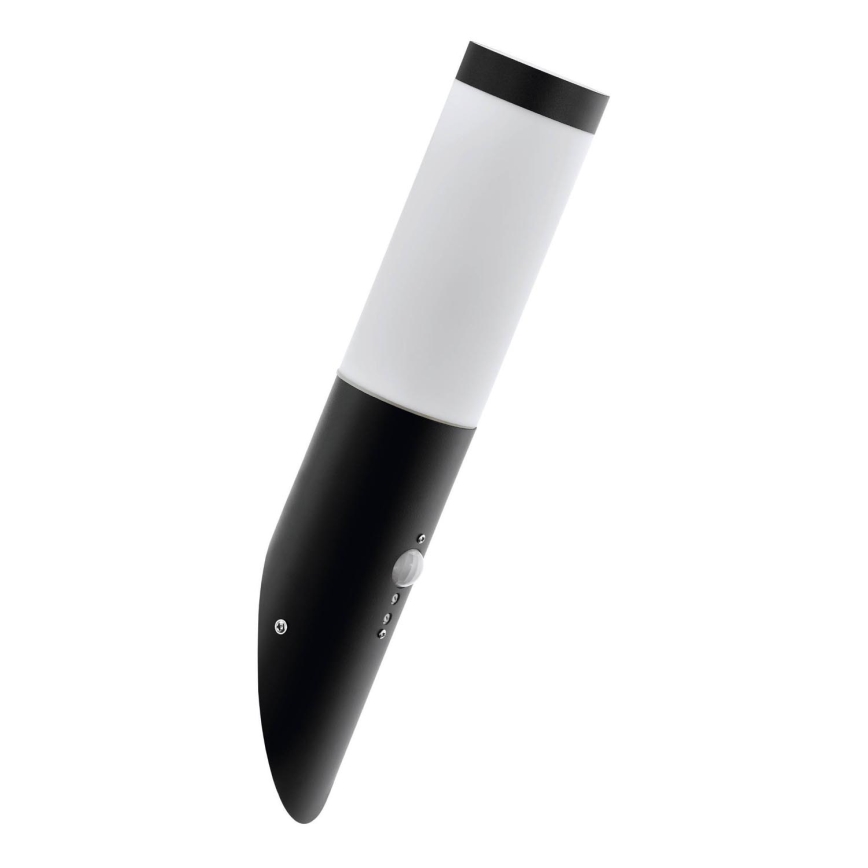 Eglo 79544 - Iluminação de parede exterior com sensor MONTALLEGRO 1xE27/15W/230V IP44 preto