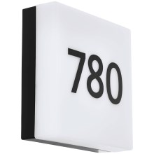Eglo 79547 - Número de casa LED com sensor PAVIGLIANA LED/8,2W/230V IP44
