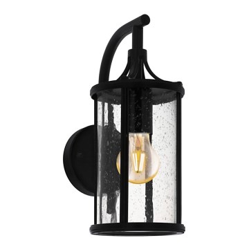 Eglo 79572 - Iluminação de parede exterior SANTA FLAVIA 1xE27/60W/230V IP44 preto
