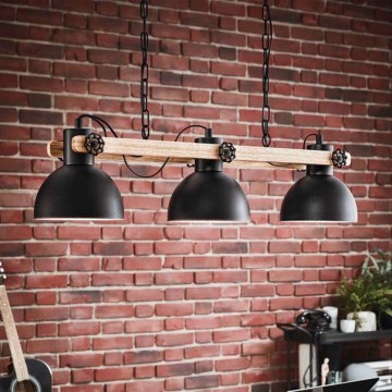 Eglo 79896 - Candeeiro suspenso LUBENHAM 3xE27/28W/230V