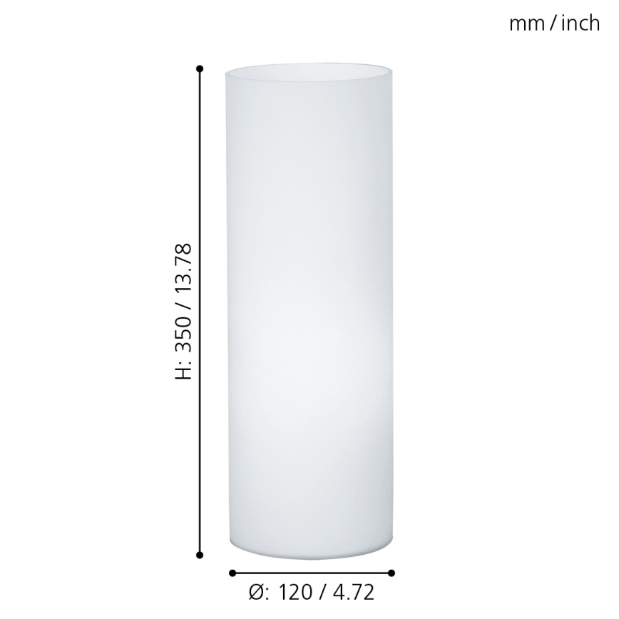 Eglo - Lâmpada de mesa 1xE27/60W/230V