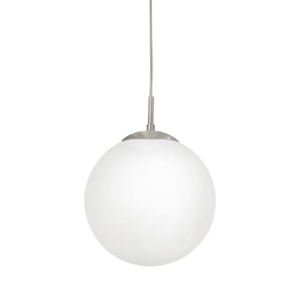 EGLO - Candeeiro suspenso 1xE27/60W/230V diâmetro 25 cm branco