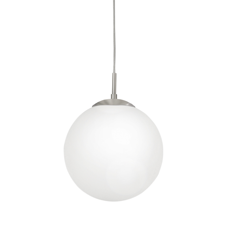 EGLO - Candeeiro suspenso 1xE27/60W/230V diâmetro 25 cm branco