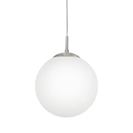EGLO - Candeeiro suspenso 1xE27/60W/230V diâmetro 30 cm branco