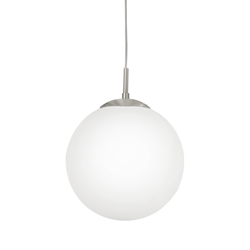 EGLO - Candeeiro suspenso 1xE27/60W/230V diâmetro 30 cm branco