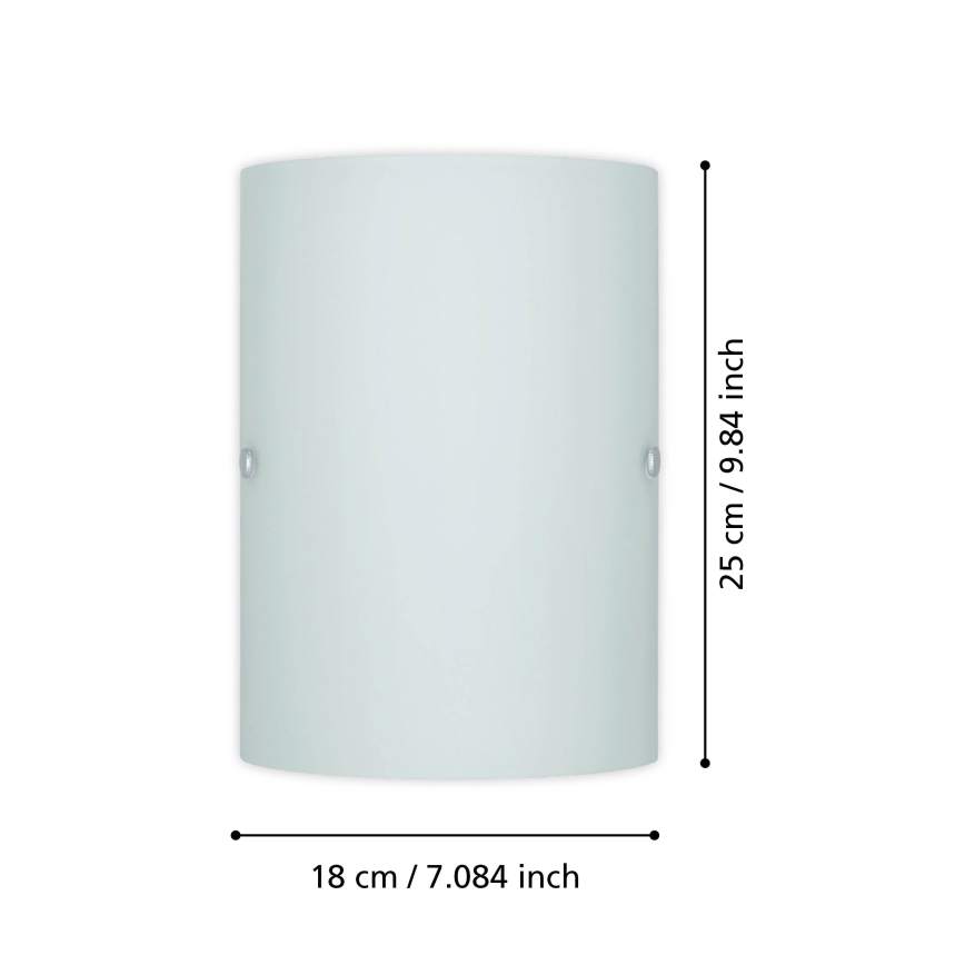 EGLO - Luz de parede 3 1x14/60W branco