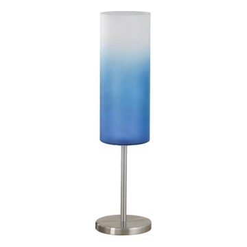 Eglo 85999 - Candeeiro de mesa TROY AZUL 1xE27/100W/230V azul