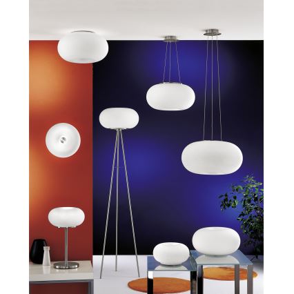 EGLO - Candeeiro suspenso OPTICA 2xE27/60W diâmetro 45 cm