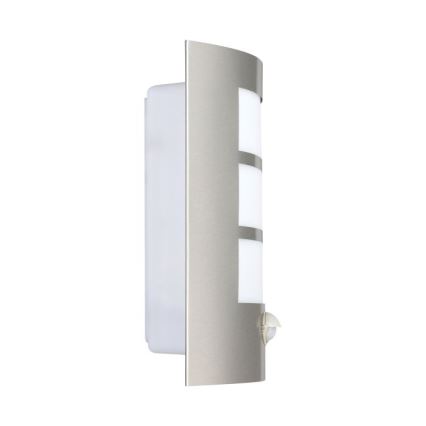 EGLO - Aplique de parede externo com sensor 1xE27/15W/230V IP44