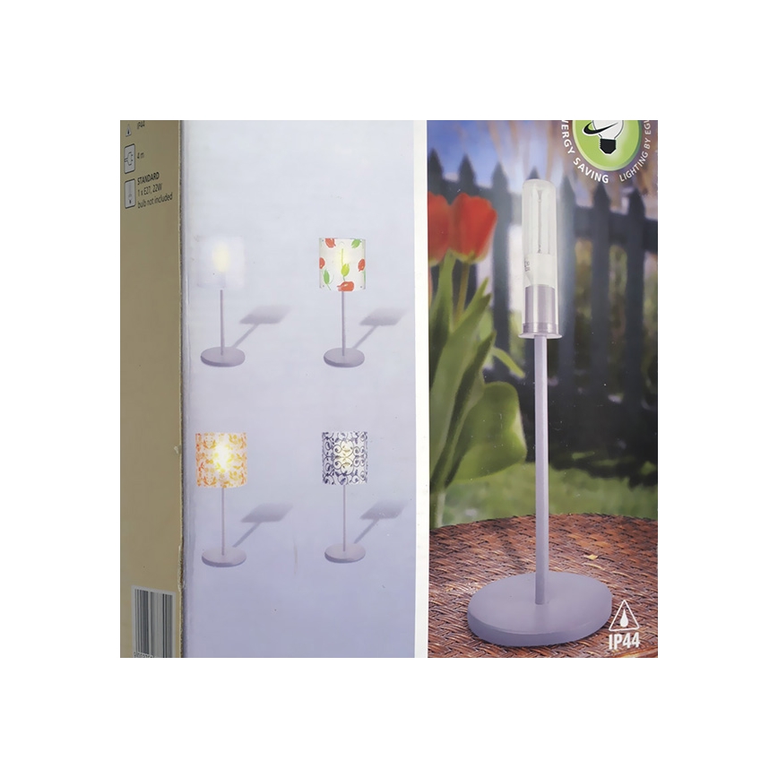 Eglo 88742 - Poste de iluminação exterior CUBA 1xE27/22W/230V IP44