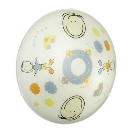 EGLO 88972 - Luminária de teto infantil JUNIOR 2  2xE27/60W colorida