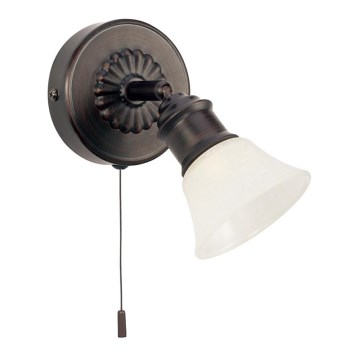 EGLO 89057 - Foco ALAMO 1xG9/40W Sombrio castanho/bege