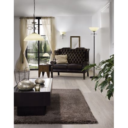 EGLO 89135 - Luz de parede BELUGA 1xE27/60W castanho antigo