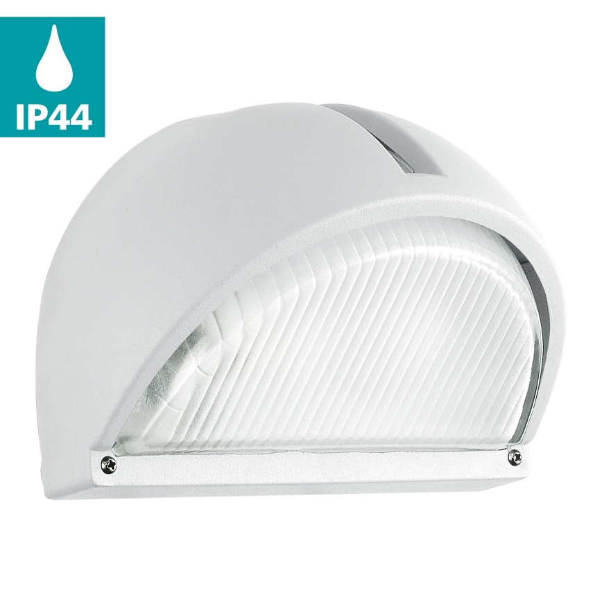 EGLO - Luz de parede de exterior 1xE27/60W branco IP44