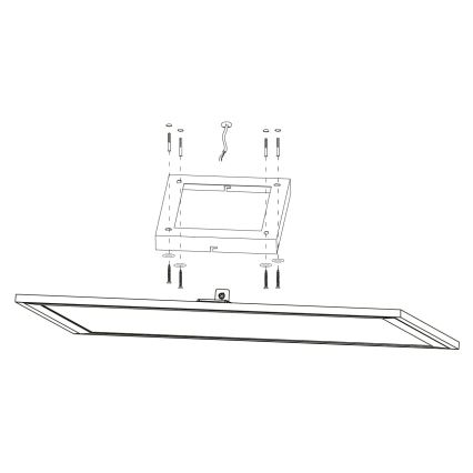 Eglo - Plafon LED regulável LED/21,5W/230V branco ZigBee