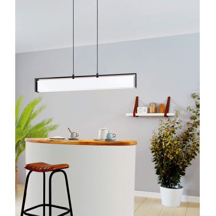 Eglo - Lustre suspenso LED RGBW regulável com cabo LED/33,6W/230V ZigBee