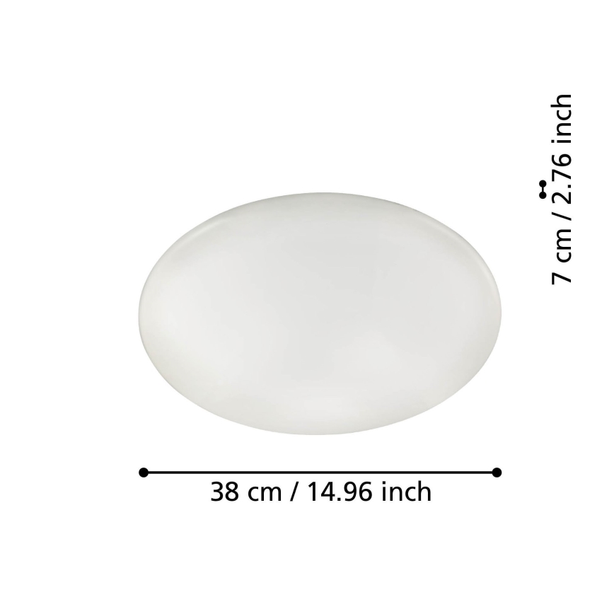 Eglo - Luminária de teto LED dimmerizável LED/19,2W/230V ZigBee