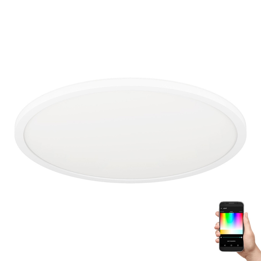 Eglo - Luminária de teto LED RGBW dimmerizável LED/16,5W/230V branca ZigBee