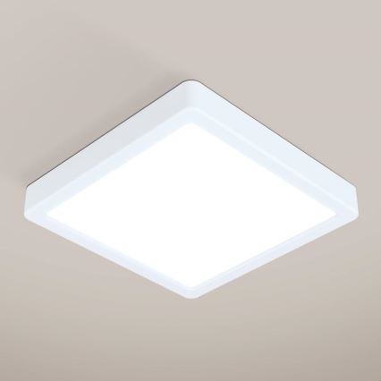 Eglo - Plafon LED dimerizável para casa de banho LED/16,5W/230V 2700-6500K IP44 ZigBee 21x21 cm