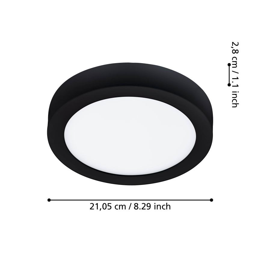Eglo - Luminária para casa de banho LED dimável LED/16,5W/230V IP44 ZigBee Ø 21 cm
