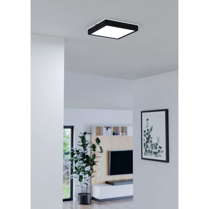 Eglo - Luminária de tecto LED dimerizável para casa de banho LED/16,5W/230V IP44 ZigBee 21x21 cm