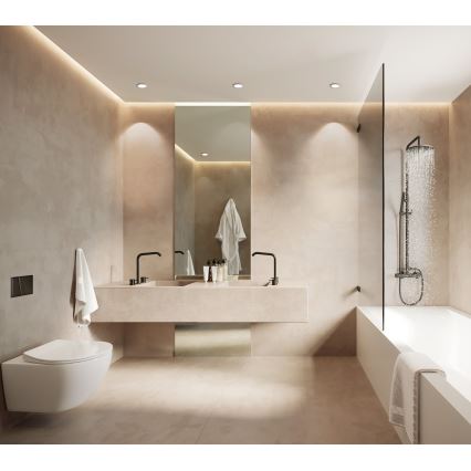 Eglo - Candeeiro de teto embutido para casa de banho LED dimerizável LED/5,4W/230V IP44 ZigBee Ø 12 cm