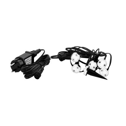 Eglo - Corrente decorativa exterior LED SPINETOLI 6xLED IP65