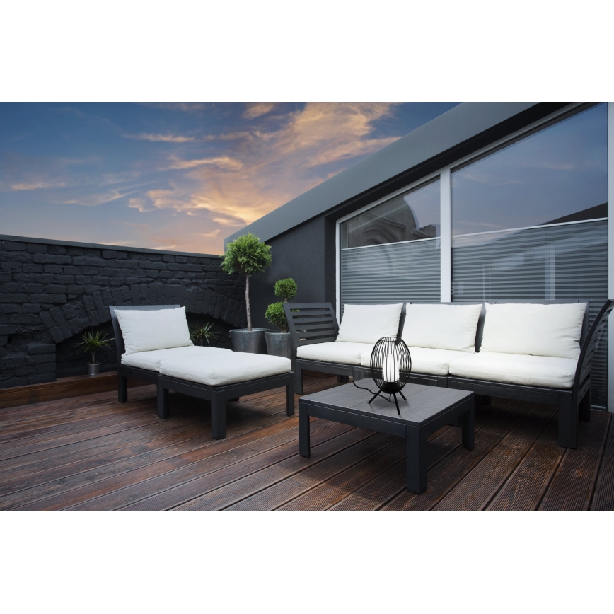 Eglo - Candeeiro de mesa exterior 1xE27/28W/230V IP44